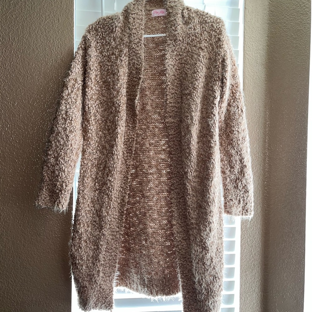 Pink Lily Cardigan